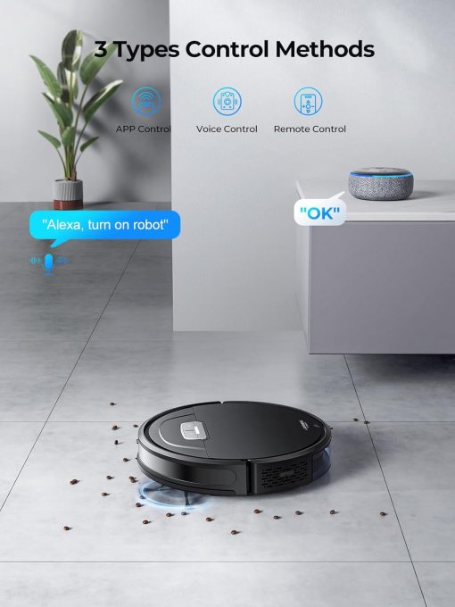 Robot Vacuum and Mop, 4500Pa Suction, Self-Charging, App/Voice Control - Image 2