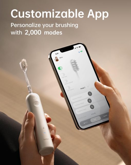 Laifen Wave Sonic Electric Toothbrush, App-Controlled, Waterproof, Rechargeable - Image 6